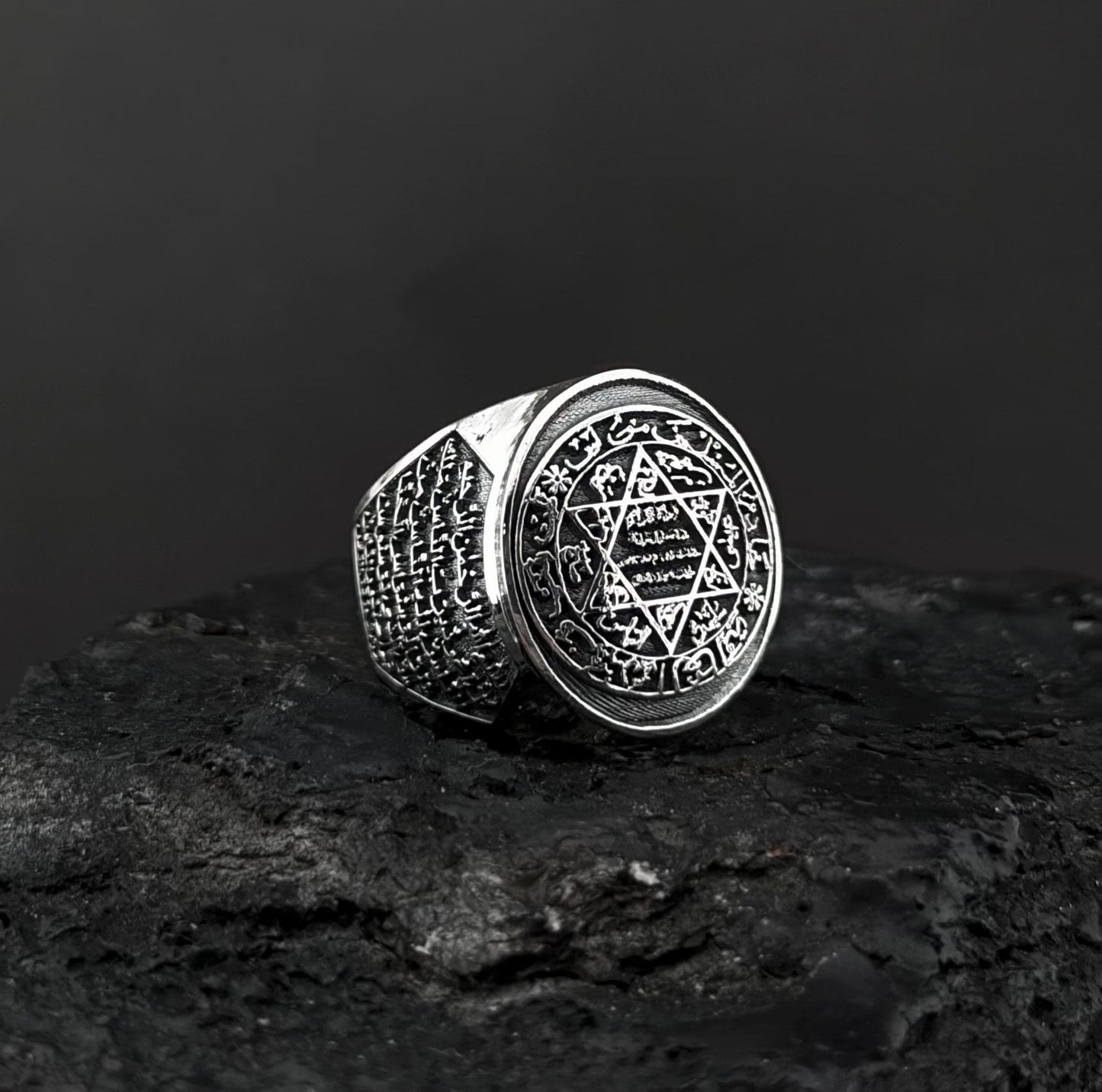 Solomon Islamic Custom Sterling Silver Ring Most Loved