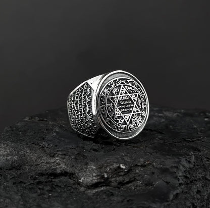 Solomon Islamic Custom Sterling Silver Ring Most Loved