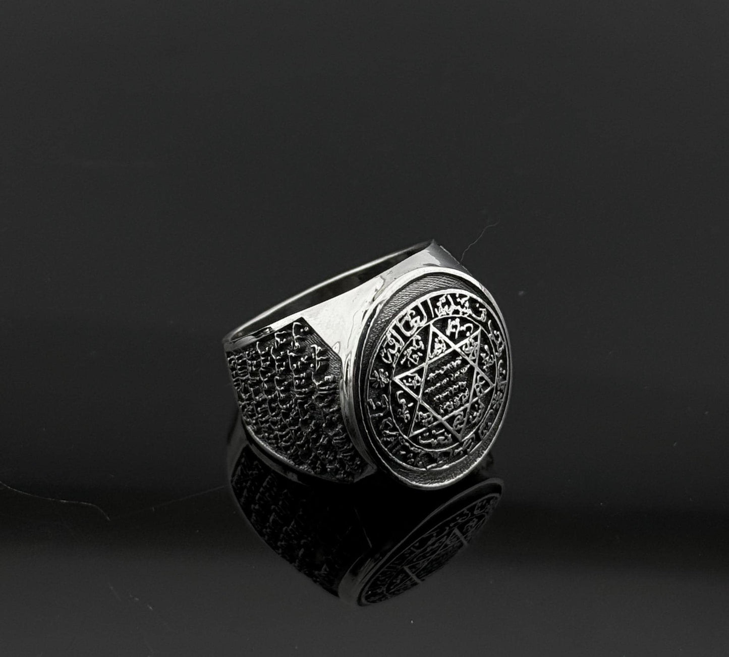 Solomon Islamic Custom Sterling Silver Ring Most Loved