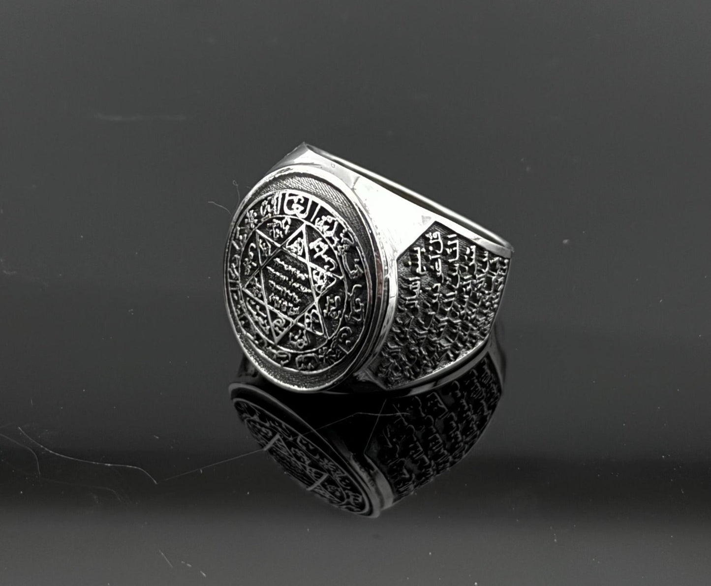 Solomon Islamic Custom Sterling Silver Ring Most Loved