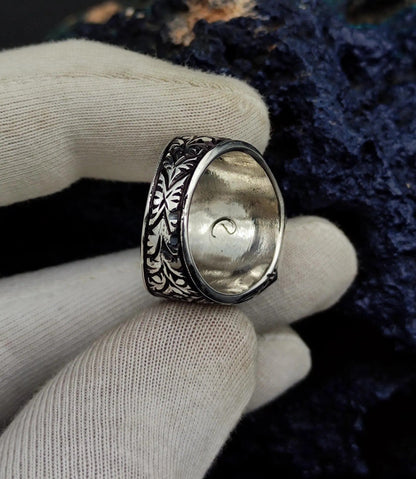 Allah is sufficient for me written Islamic Ring for Men