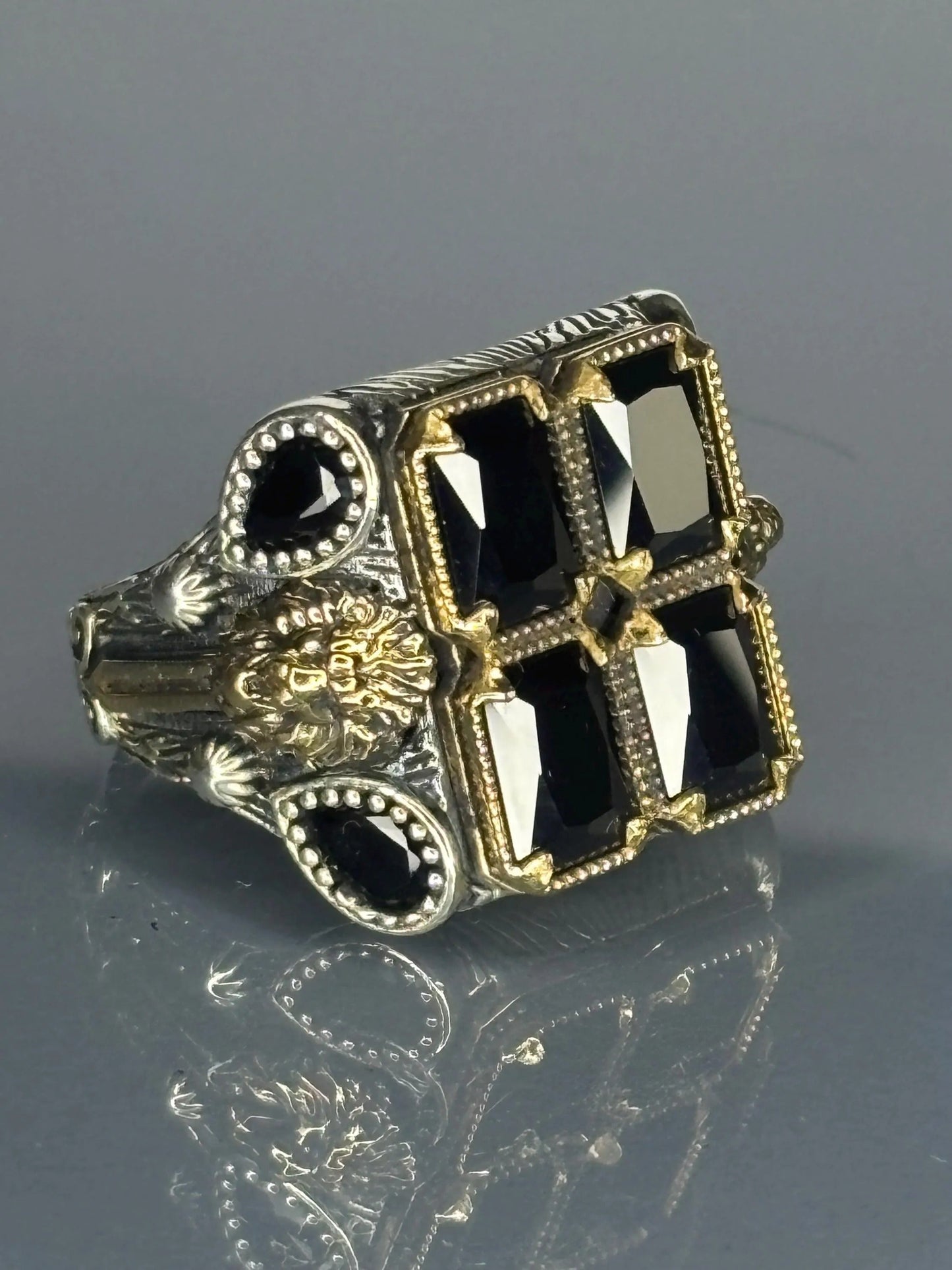 Turkish Handmade Jewelry 925 Sterling Silver Ring