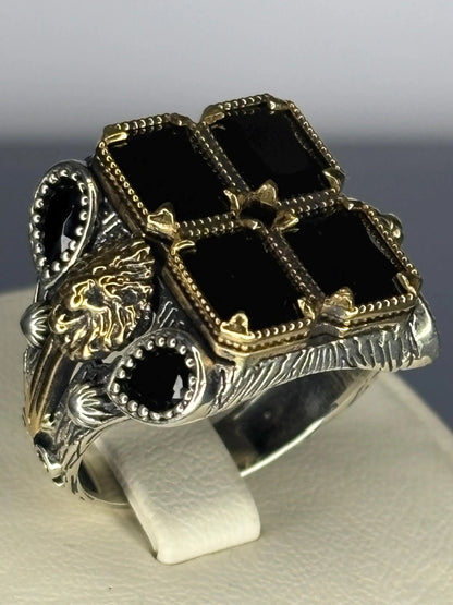 Turkish Handmade Jewelry 925 Sterling Silver Ring