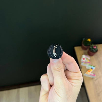 Handcrafted Zulfikar Sword Ring