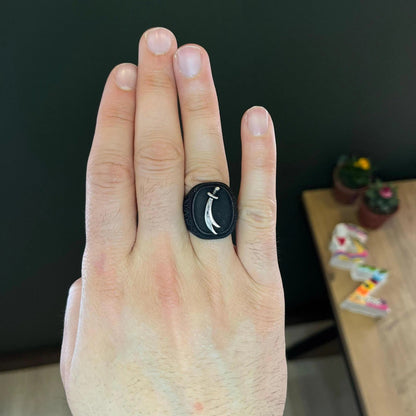 Handcrafted Zulfikar Sword Ring