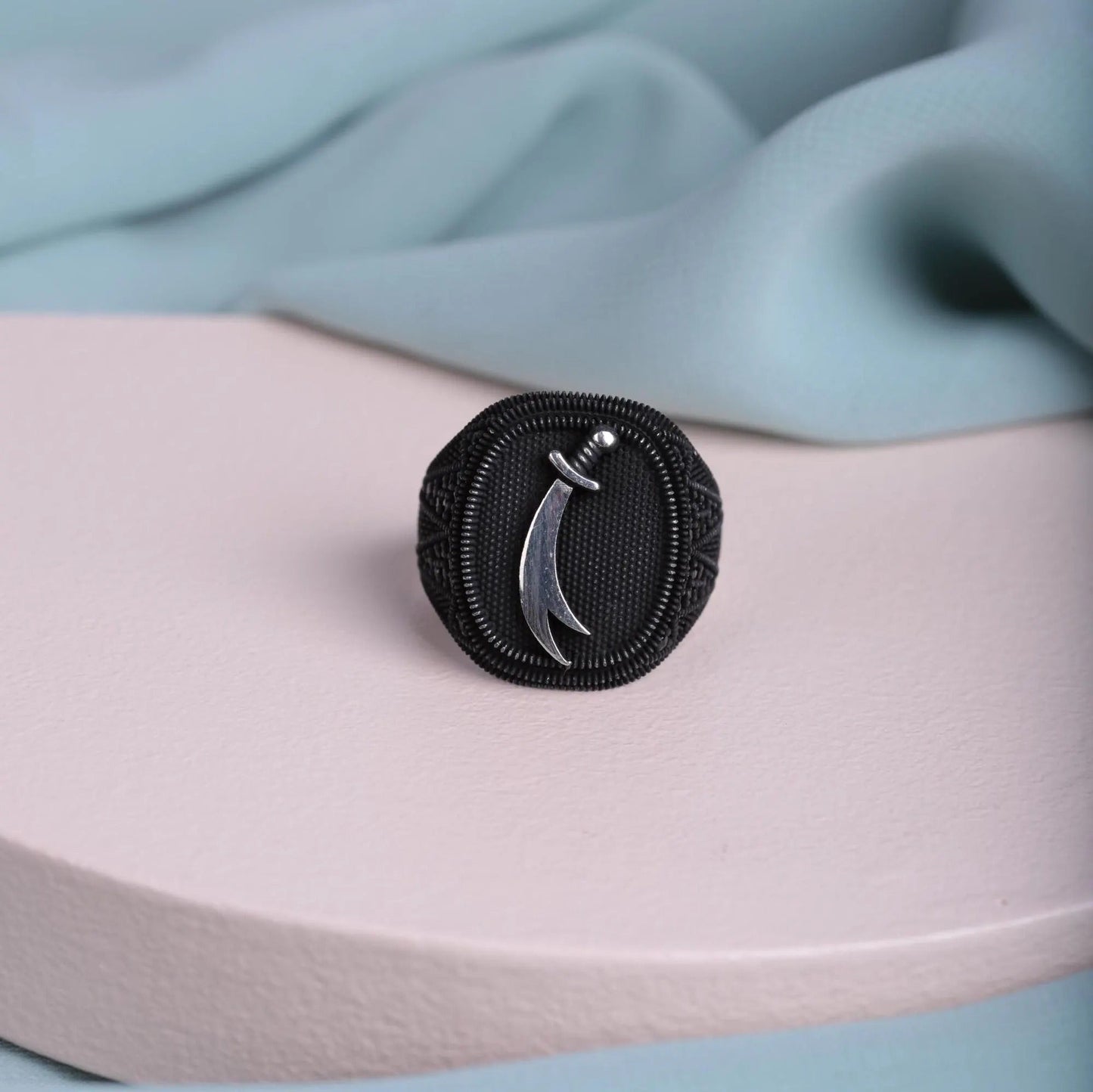 Handcrafted Zulfikar Sword Ring