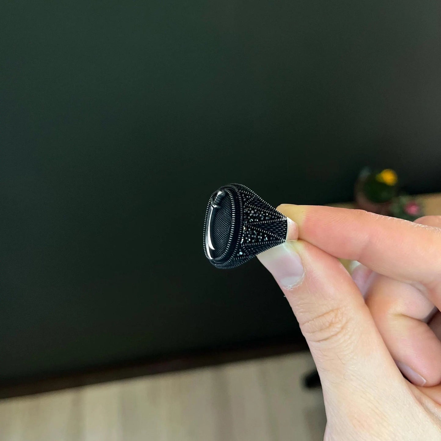 Handcrafted Zulfikar Sword Ring