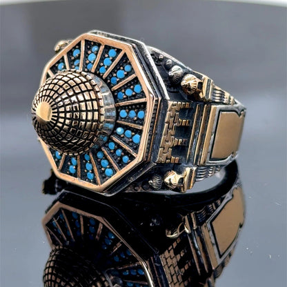 Silver Handmade Mosque Ring