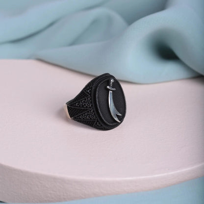 Handcrafted Zulfikar Sword Ring