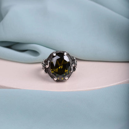 Peridot Sultan Ring for Men