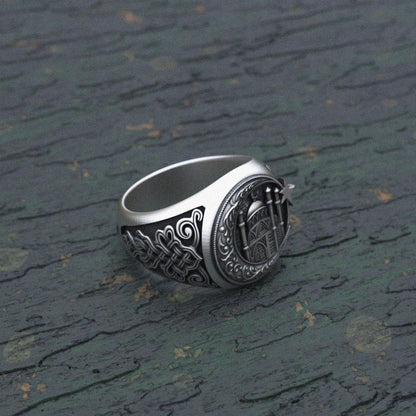 Islamic Mosque Ring 925 Sterling Silver