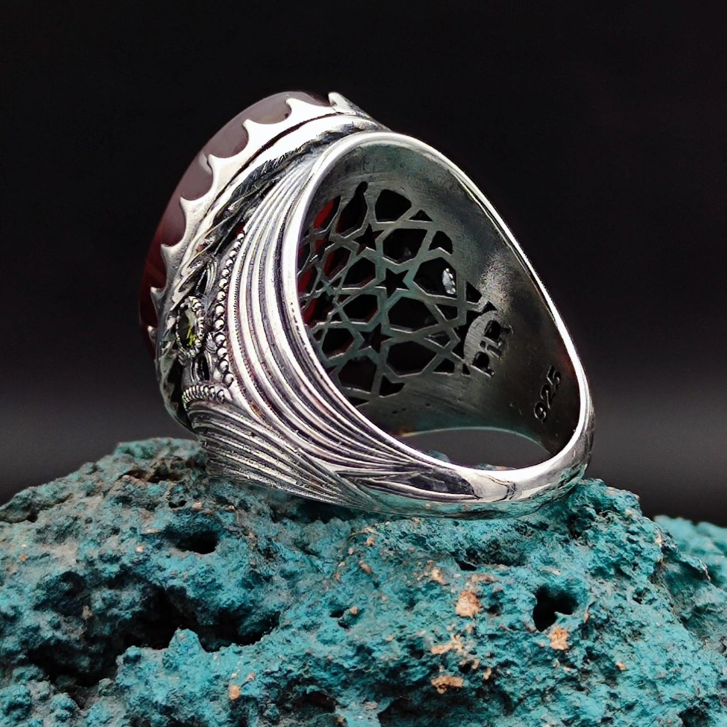 Hand Carved "Al-Musawwir", Name of Allah Ring