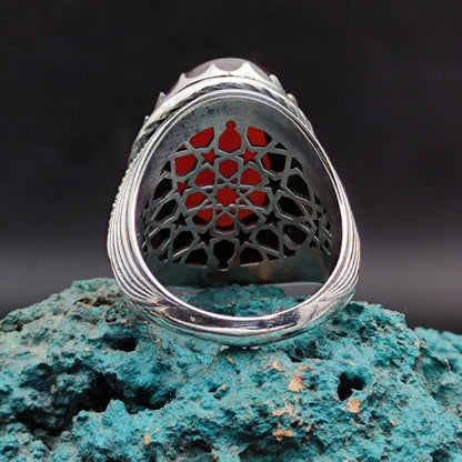 Hand Carved "Al-Musawwir", Name of Allah Ring