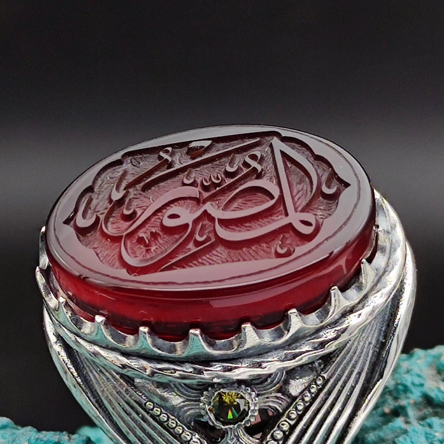 Hand Carved "Al-Musawwir", Name of Allah Ring