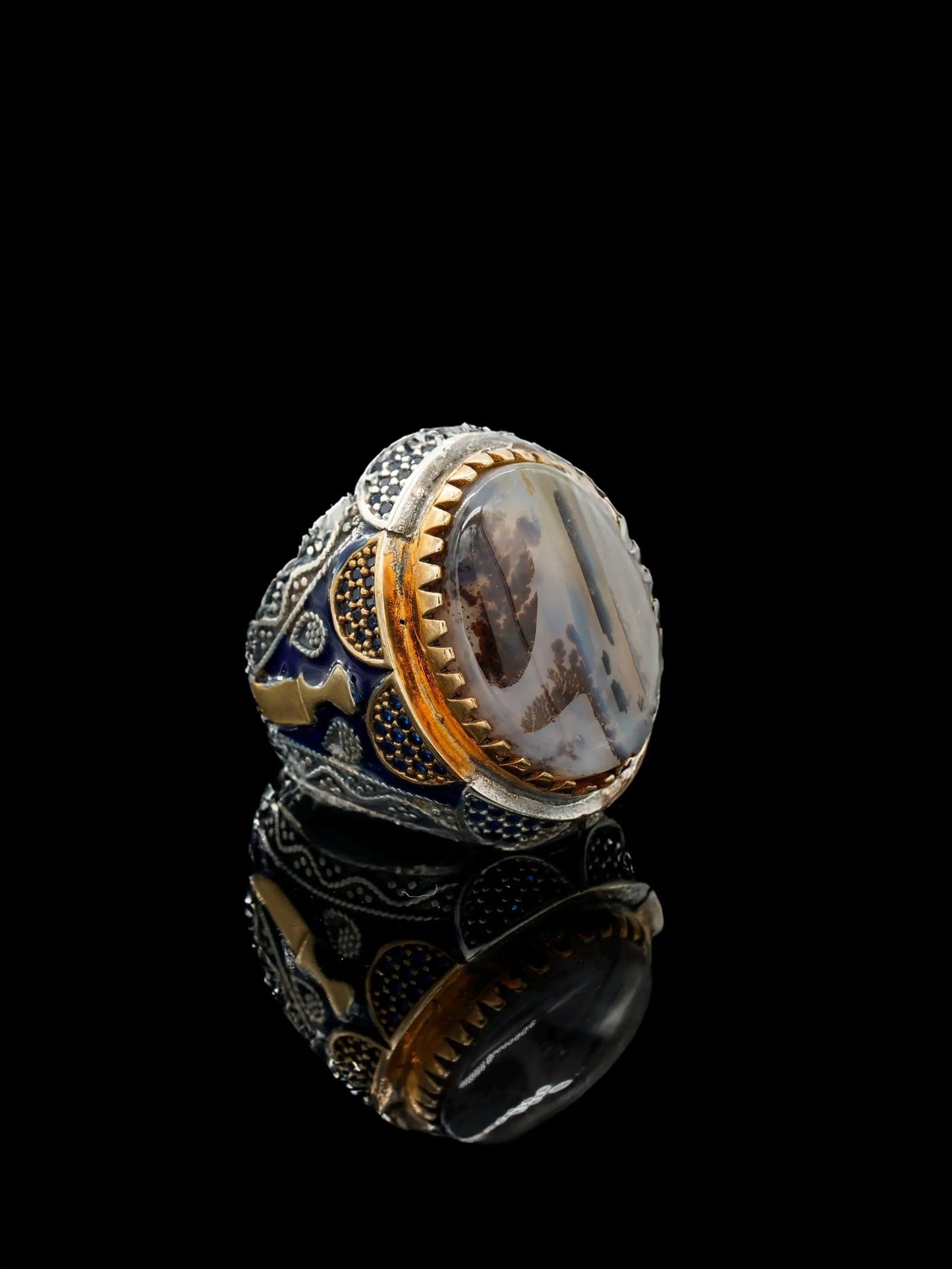 Handmade Sterling Silver Luxury Men's Ring