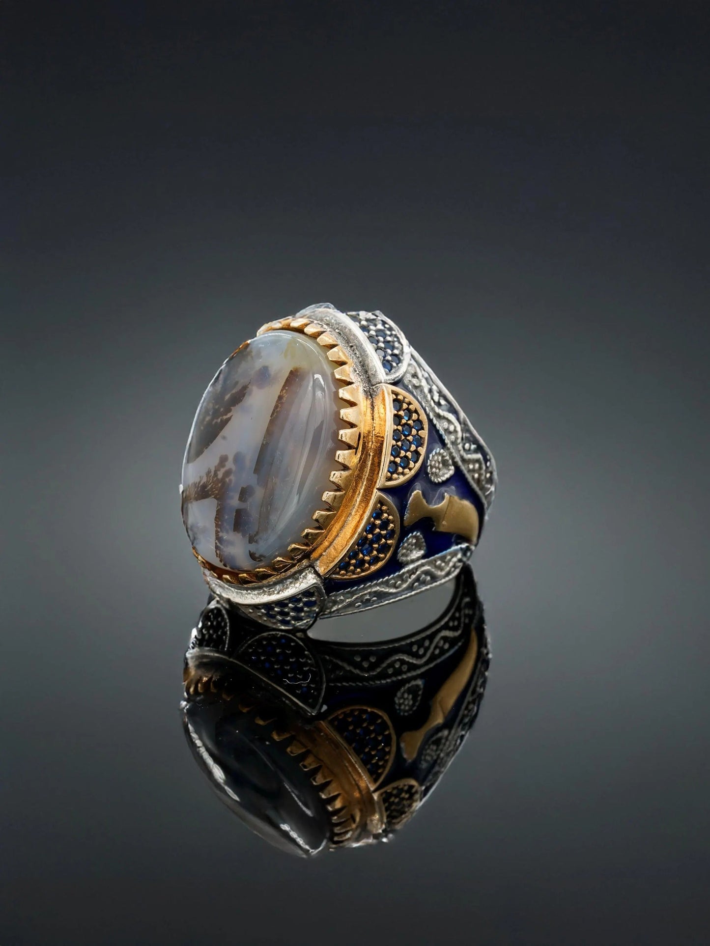 Handmade Sterling Silver Luxury Men's Ring