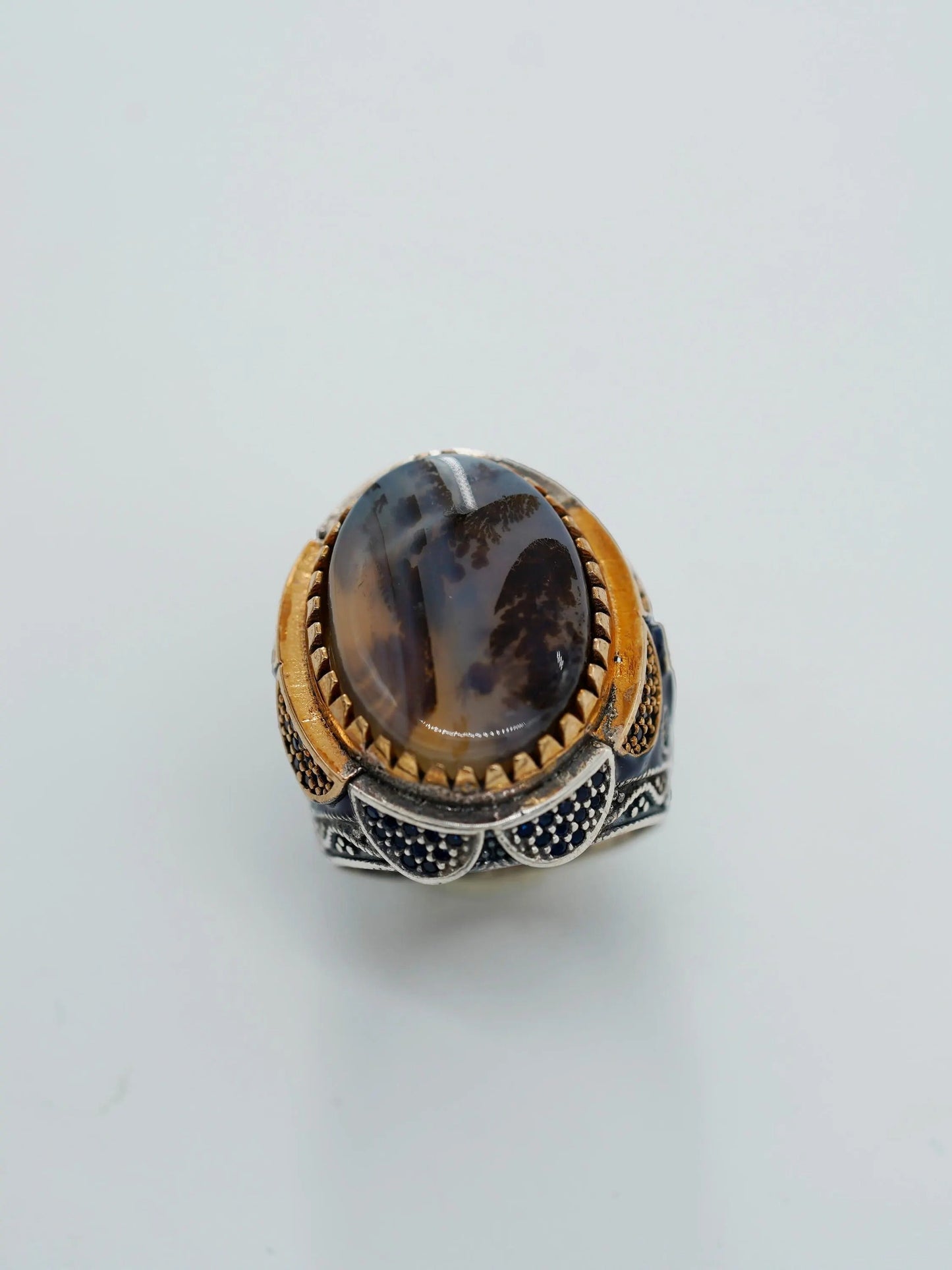 Handmade Sterling Silver Luxury Men's Ring