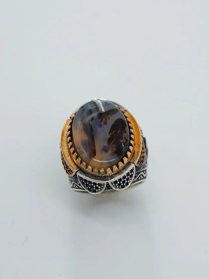 Handmade Sterling Silver Luxury Men's Ring