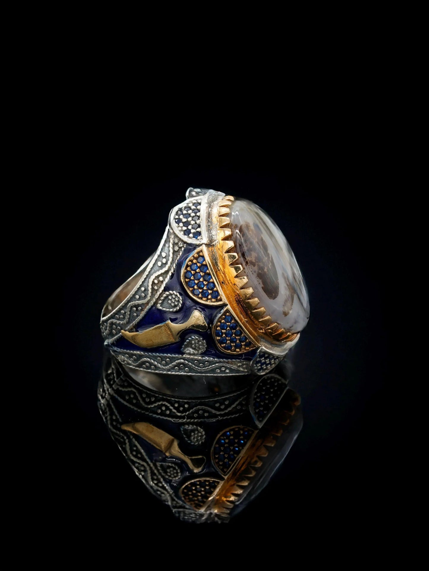 Handmade Sterling Silver Luxury Men's Ring