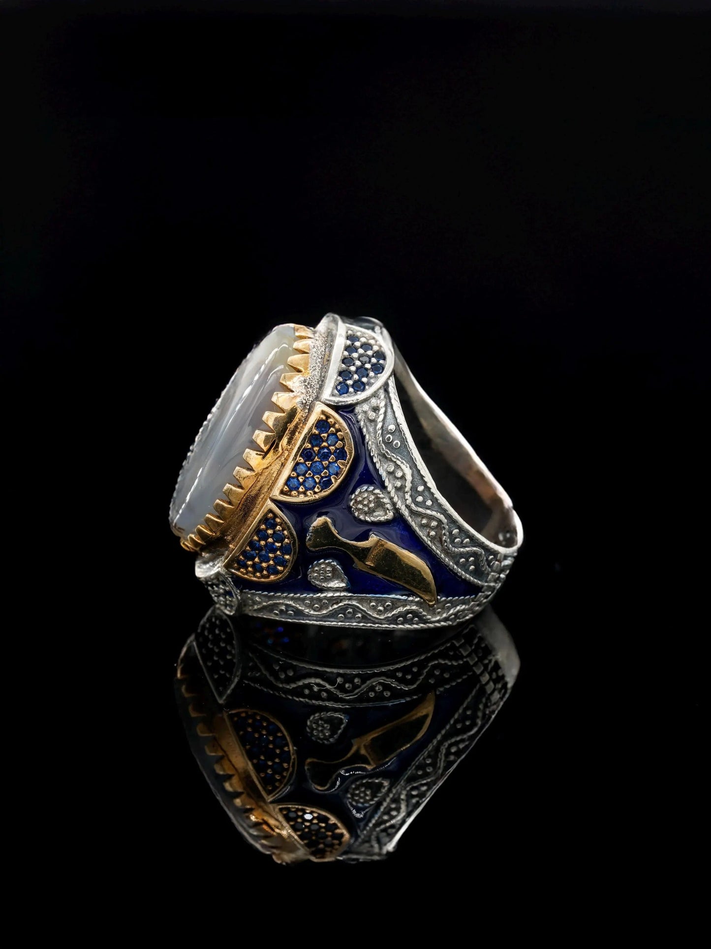 Handmade Sterling Silver Luxury Men's Ring