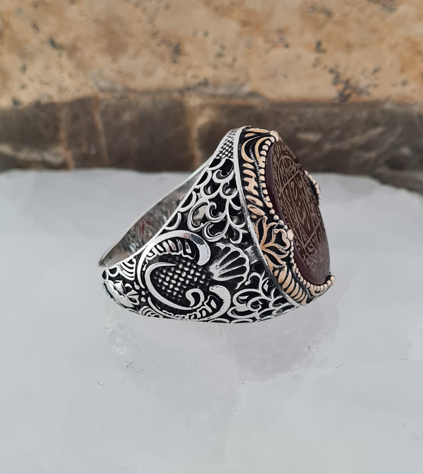 Handmade 925 Silver Seal of Solomon Ring