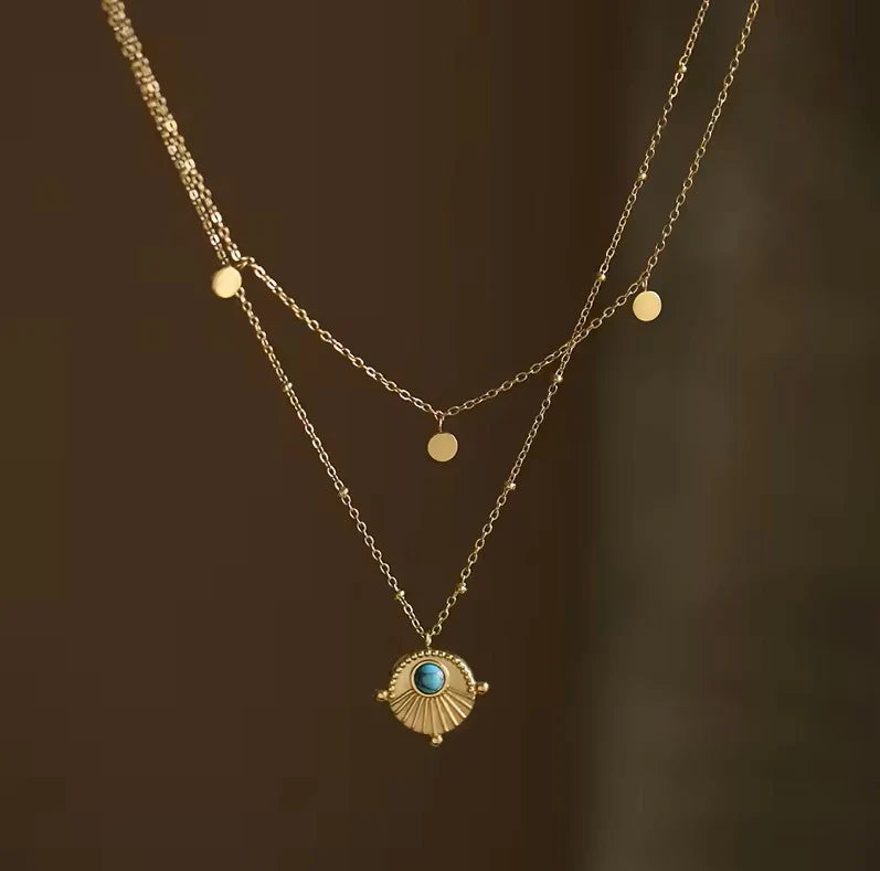 Layered Turquoise Necklace