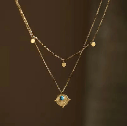Layered Turquoise Necklace