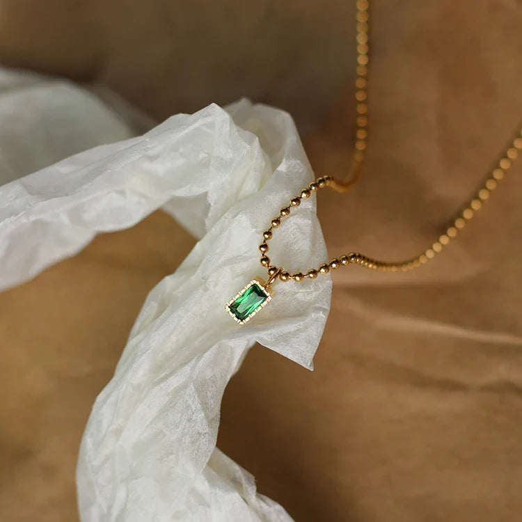 Kaila Emerald Necklace