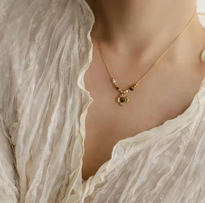 Caramel Tiger Eye Necklace